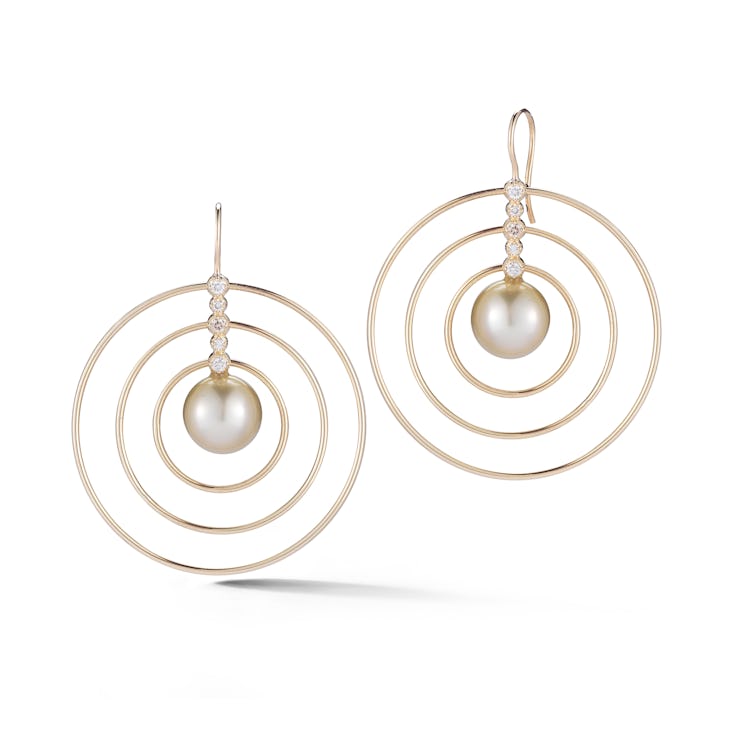Mizuki earrings, $4,290, bergdorfgoodman.com.