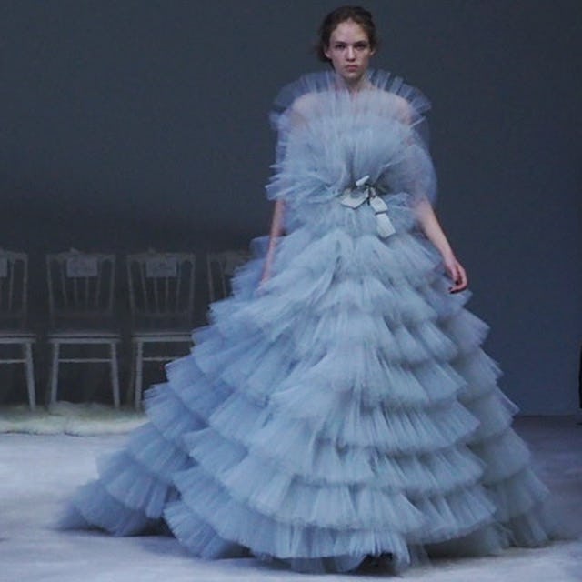 Backstage at the Giambattista Valli Spring 2016 Couture Collection