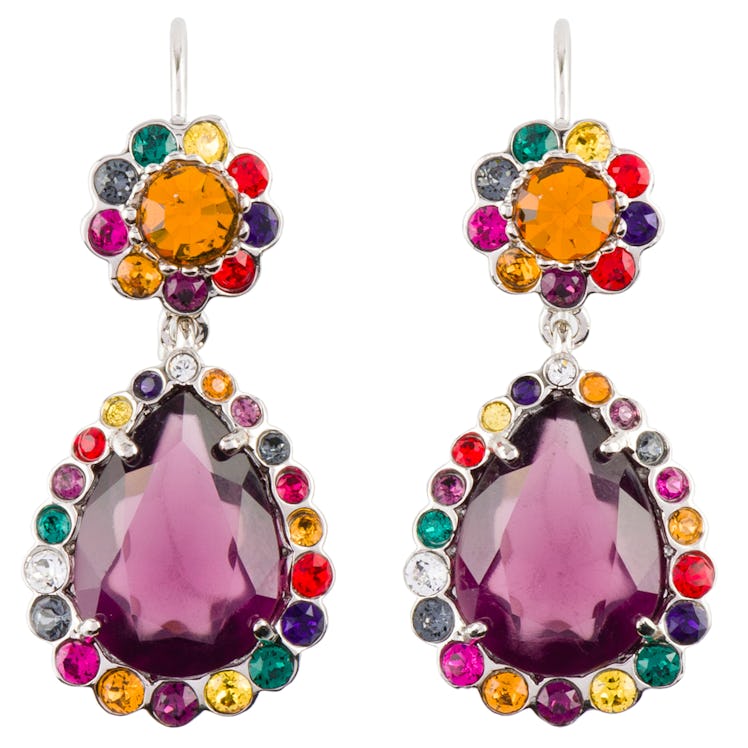 Miu Miu earrings, $495, miumiu.com