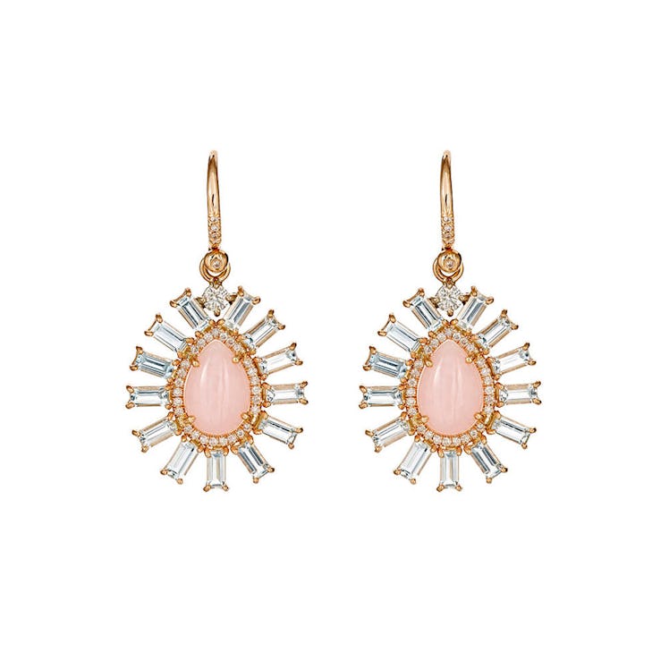 Irene Neuwirth diamond and opal earrings