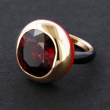 James-de-Givenchy-for-Taffin-Garnet-Rhodolite,-Red-and-Black-Ceramic-ring,-Price-Upon-Request,-at-ww...