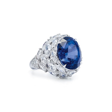 Tiffany-&-Co.-6.85-Carat-Blue-Sapphire-and-Diamond-Ring,-Price-Upon-Request,-at-www.Tiffany.com