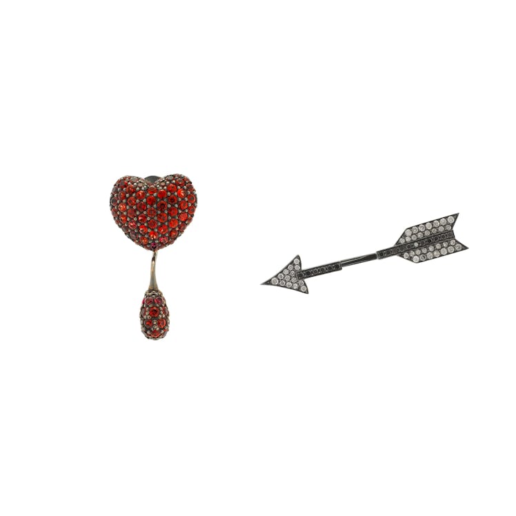 Runa-Heart-and-Arrow-earrings,-$5,465-at-Colette.com