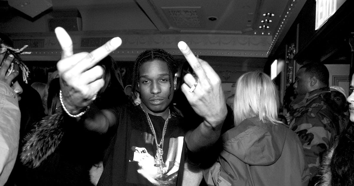 A Ap Rocky S Fashion Week Party Was Lit A Ap Rocky S Fashion Week Party Was Lit