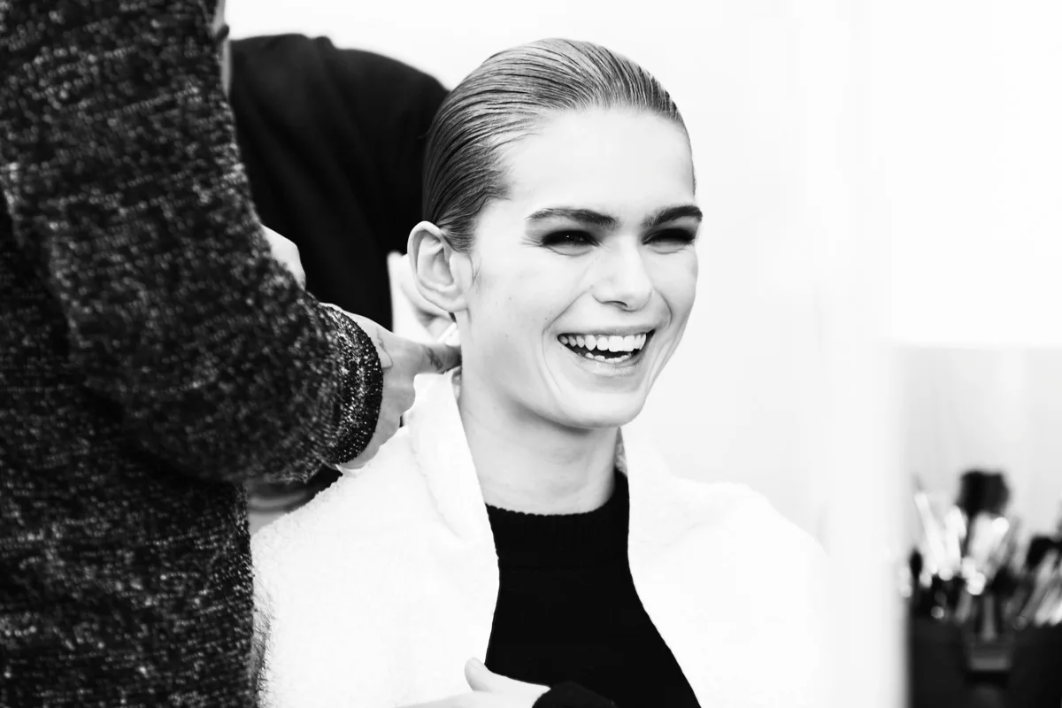 Backstage at Jil Sander Fall 2016