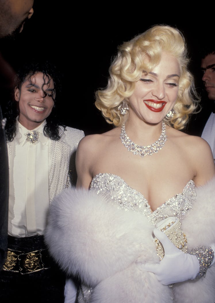 Madonna and Michael Jackson at the 63rd Annual Academy Awards in 1991