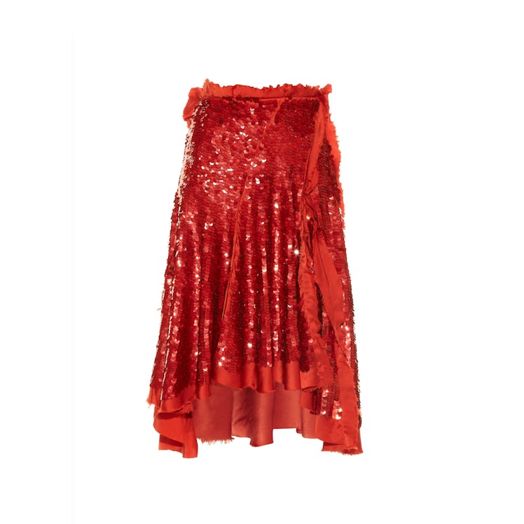 Lanvin skirt, $5,700, matchesfashion.com.