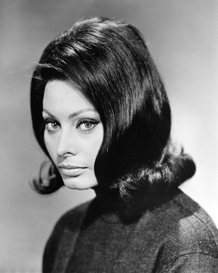 Sophia Loren poses for a headshot circa 1950.