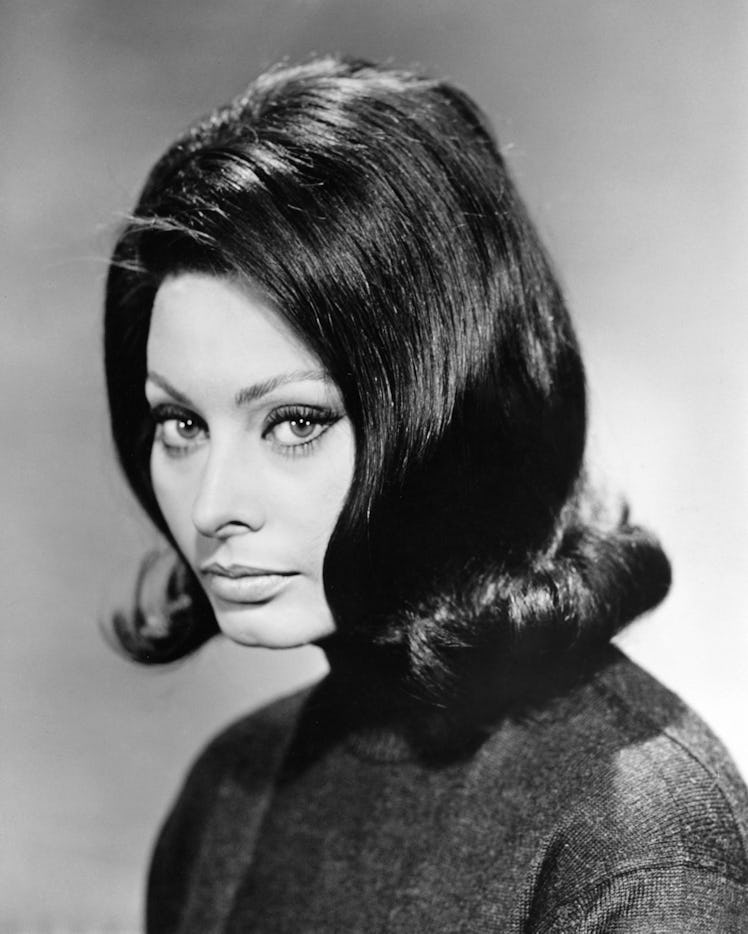 Sophia Loren poses for a headshot circa 1950.