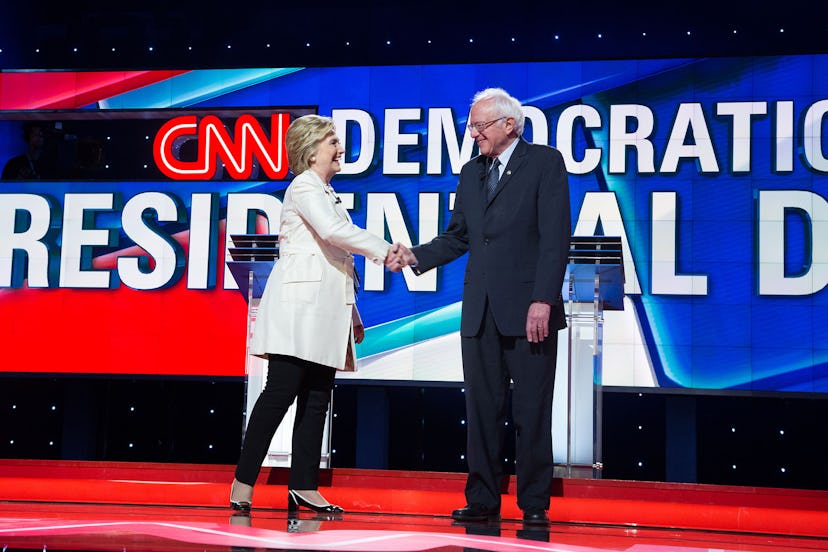Bernie Sanders and Hillary Clinton