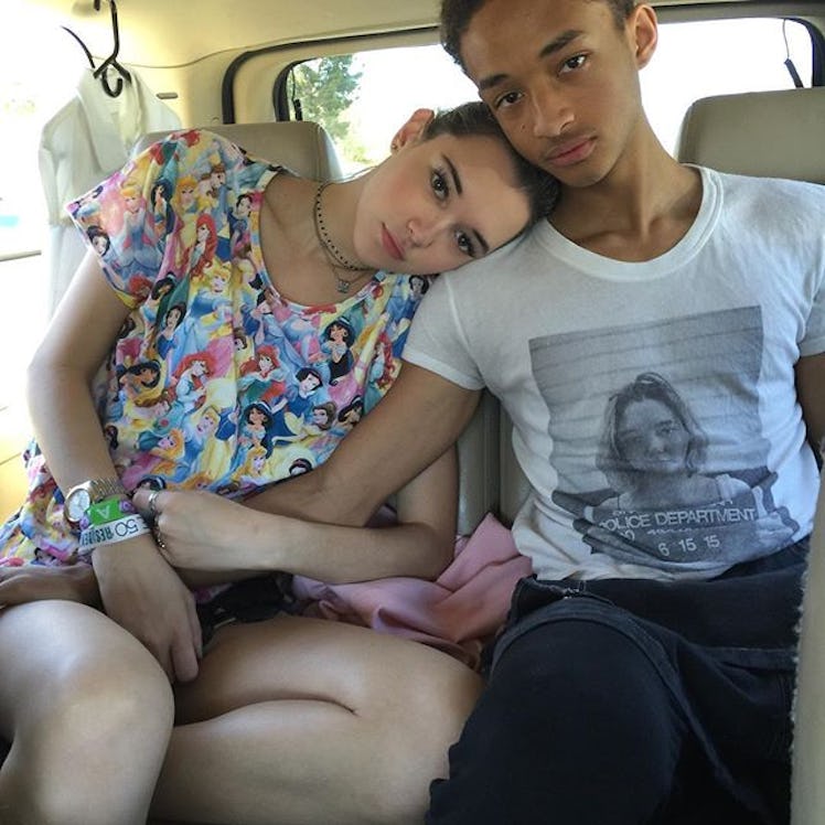 Sarah Snyder and Jaden Smith