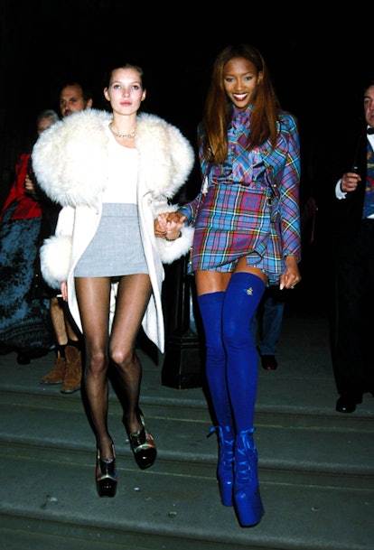 Kate Moss and Naomi Campbell in London