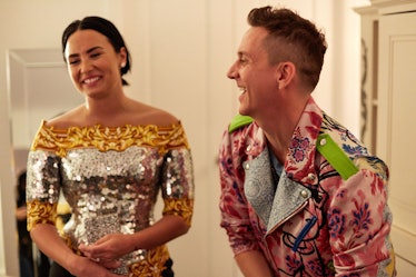 Demi Lovato/Jeremy Scott Fitting