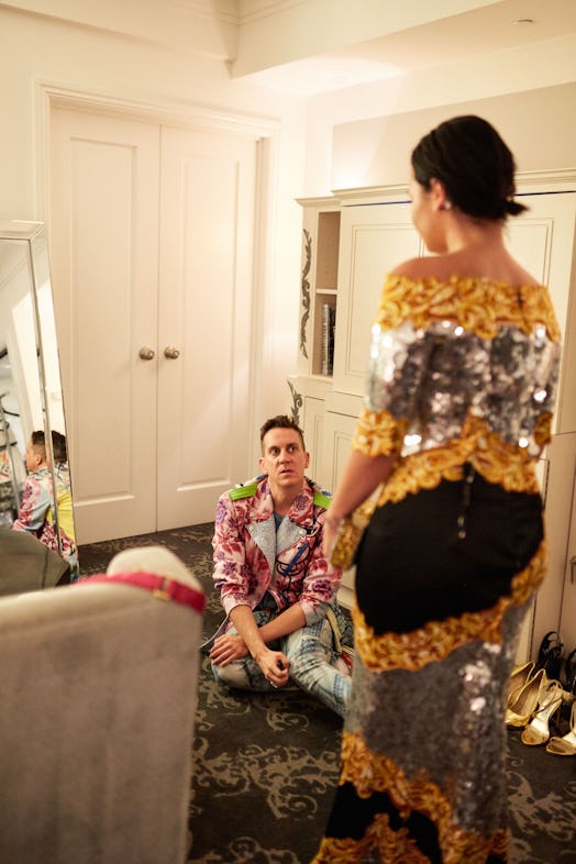 Demi Lovato/Jeremy Scott Fitting