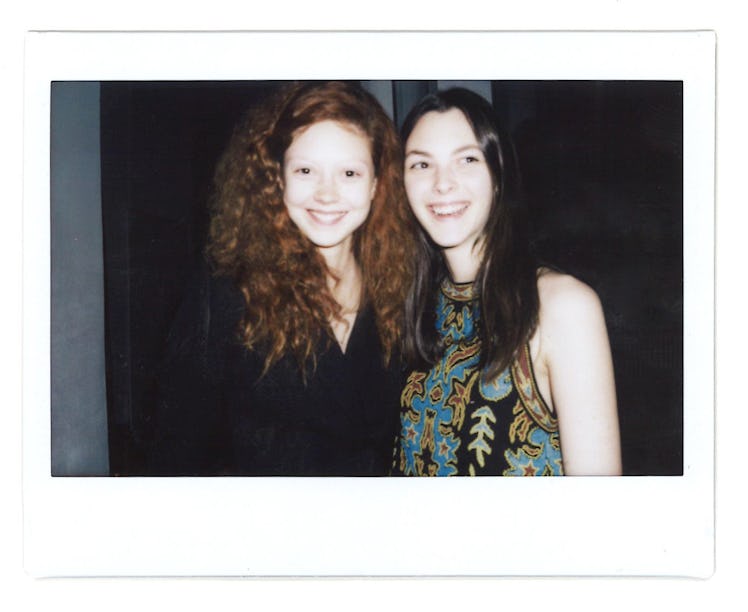 Natalie Westling and Vittoria Ceretti.  
Photo by Maripol.