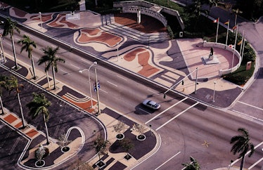 Biscayne Boulevard, Miami, designed by Roberto Burle Marx, 1988-2004.