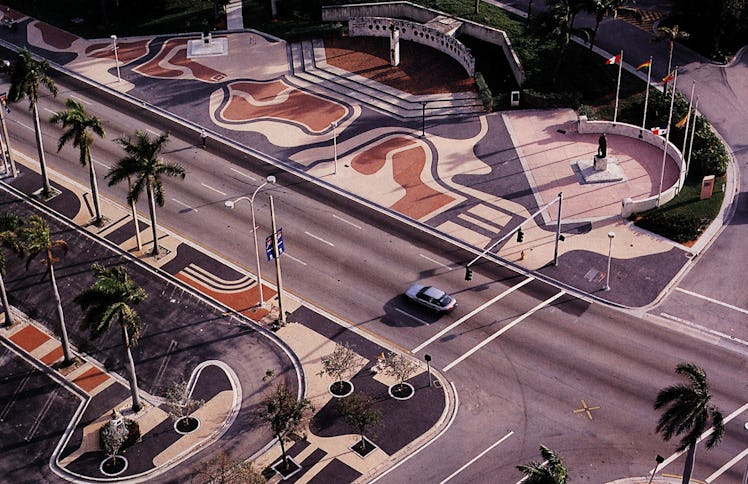Biscayne Boulevard, Miami, designed by Roberto Burle Marx, 1988-2004.