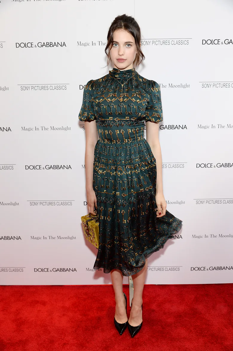 margaret qualley green dress HD wallpaper: women, actress, Margaret Qualley, green dress, one person, young adult