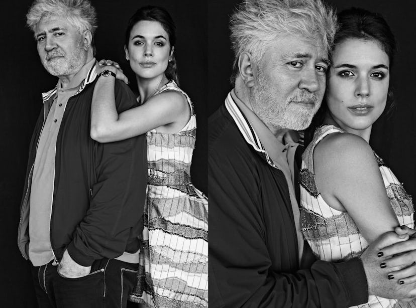 Pedro Almodovar and Adriana Ugarte