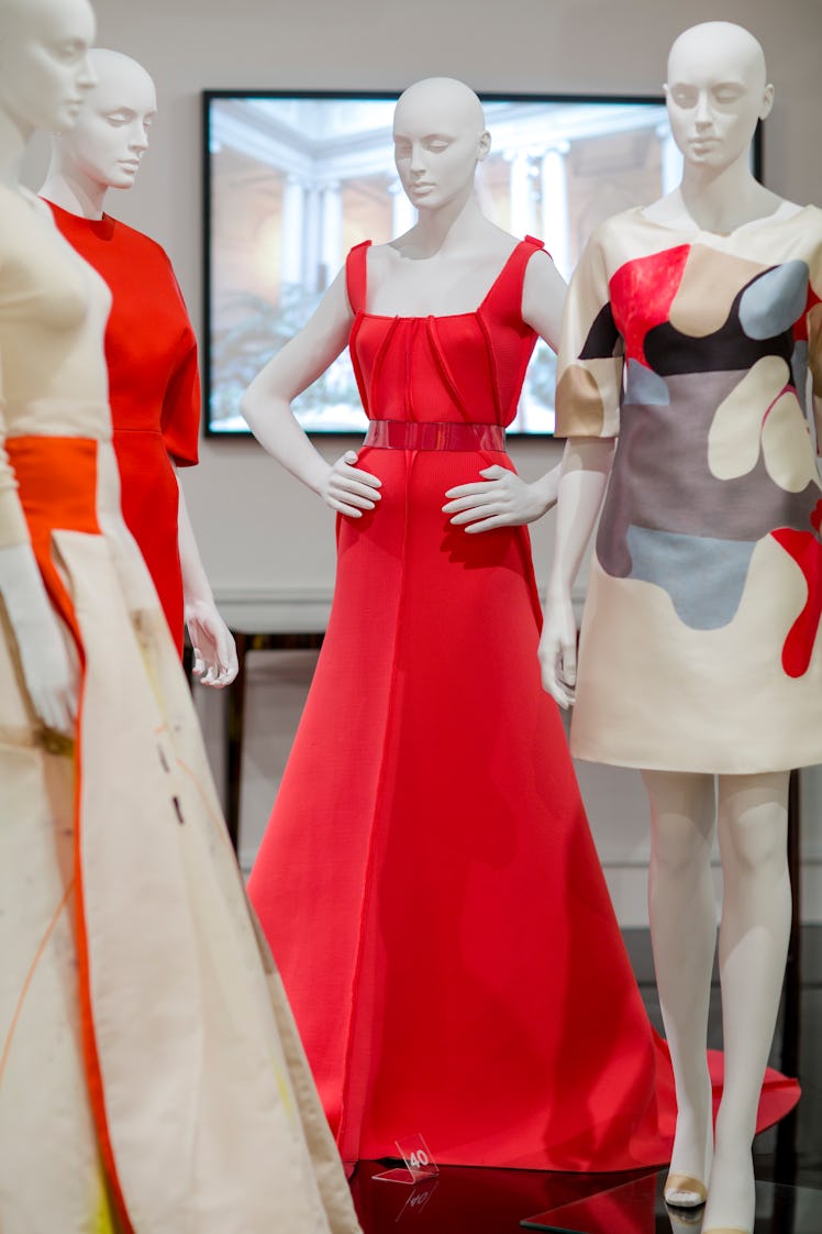 Installation of Carolina Herrera: Refined Irreverence at SCAD FASH and SCAD Museum of Art