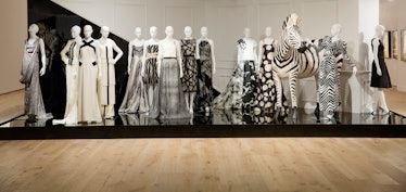 Installation of Carolina Herrera: Refined Irreverence at SCAD FASH and SCAD Museum of Art