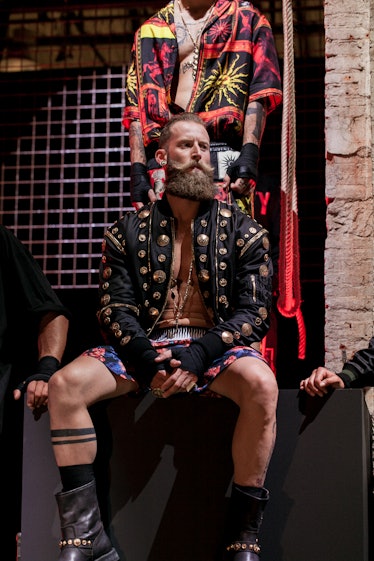 Backstage at Fausto Puglisi, Pitti Uomo