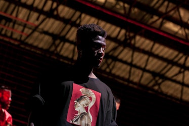 Backstage at Fausto Puglisi, Pitti Uomo