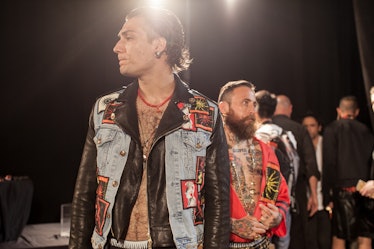 Backstage at Fausto Puglisi, Pitti Uomo