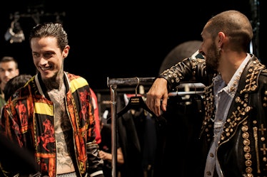 Backstage at Fausto Puglisi, Pitti Uomo