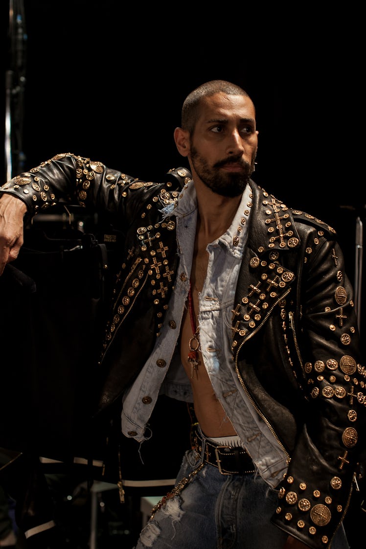 Backstage at Fausto Puglisi, Pitti Uomo