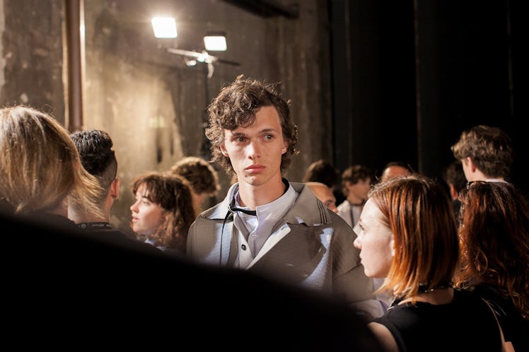 Backstage at Raf Simons, Pitti Uomo