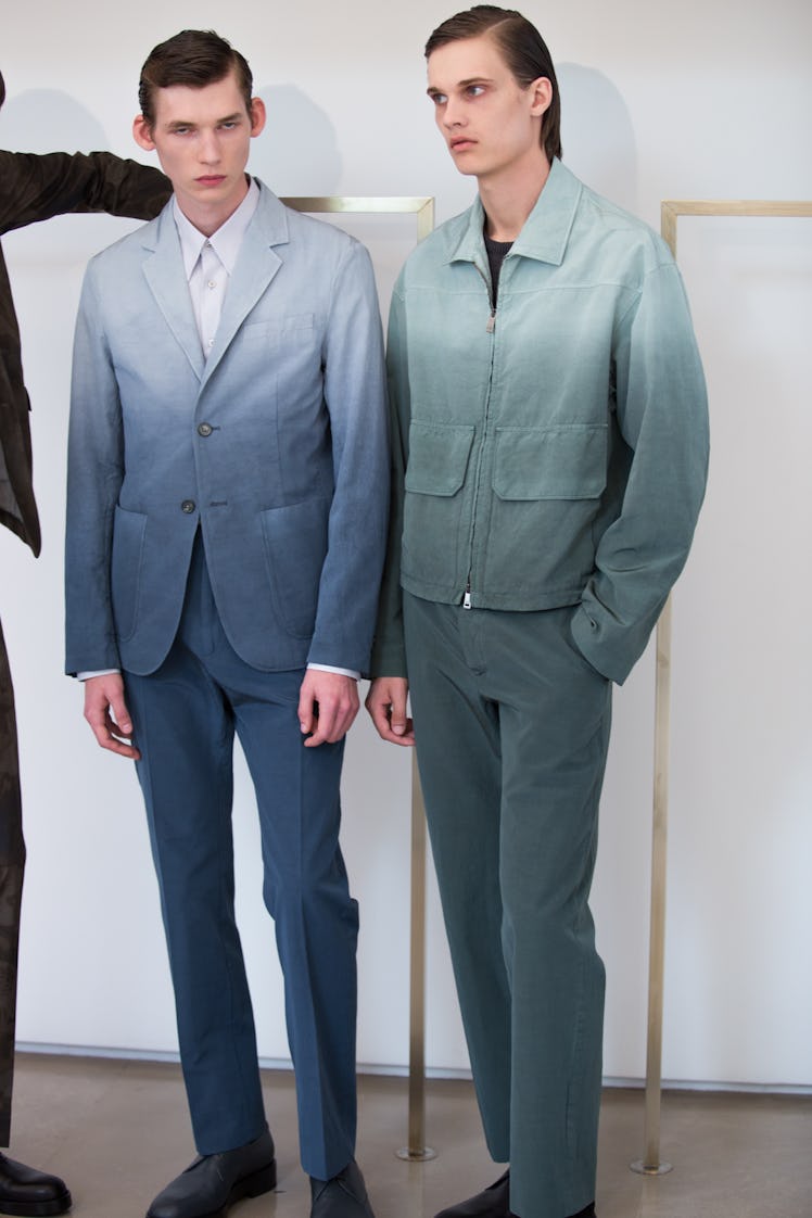 Jil Sander Menswear Backstage Spring 2017