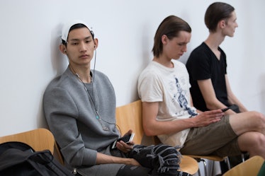 Jil Sander Menswear Backstage Spring 2017