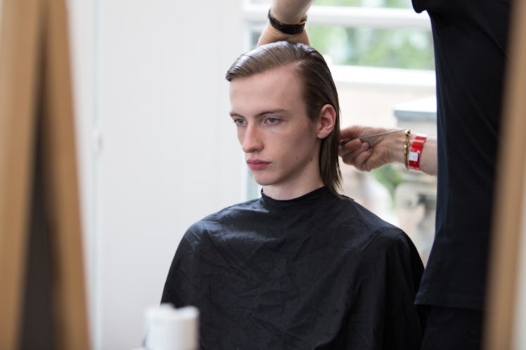 Jil Sander Menswear Backstage Spring 2017