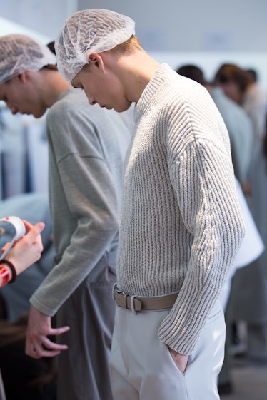 Jil Sander Menswear Backstage Spring 2017