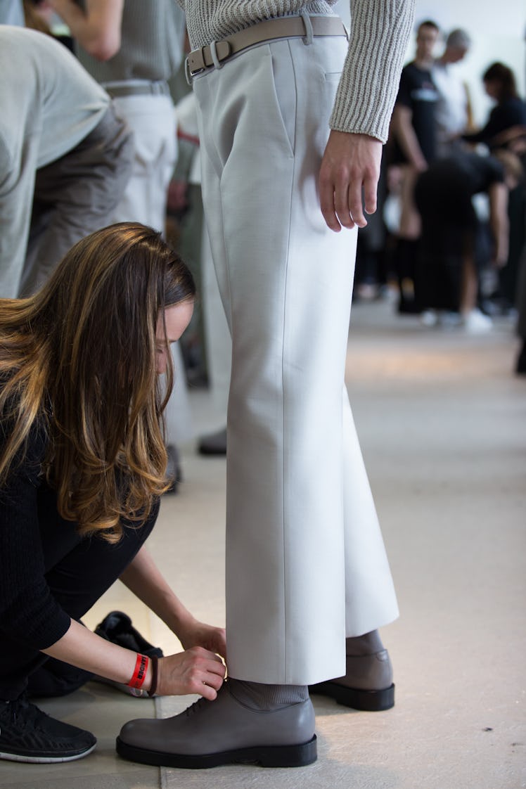 Jil Sander Menswear Backstage Spring 2017