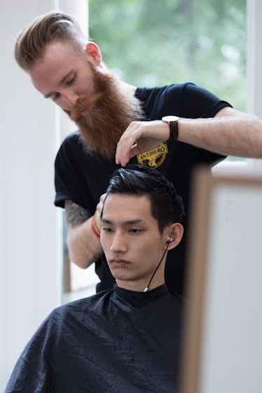 Jil Sander Menswear Backstage Spring 2017