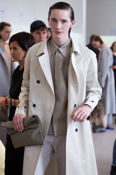 Jil Sander Menswear Backstage Spring 2017