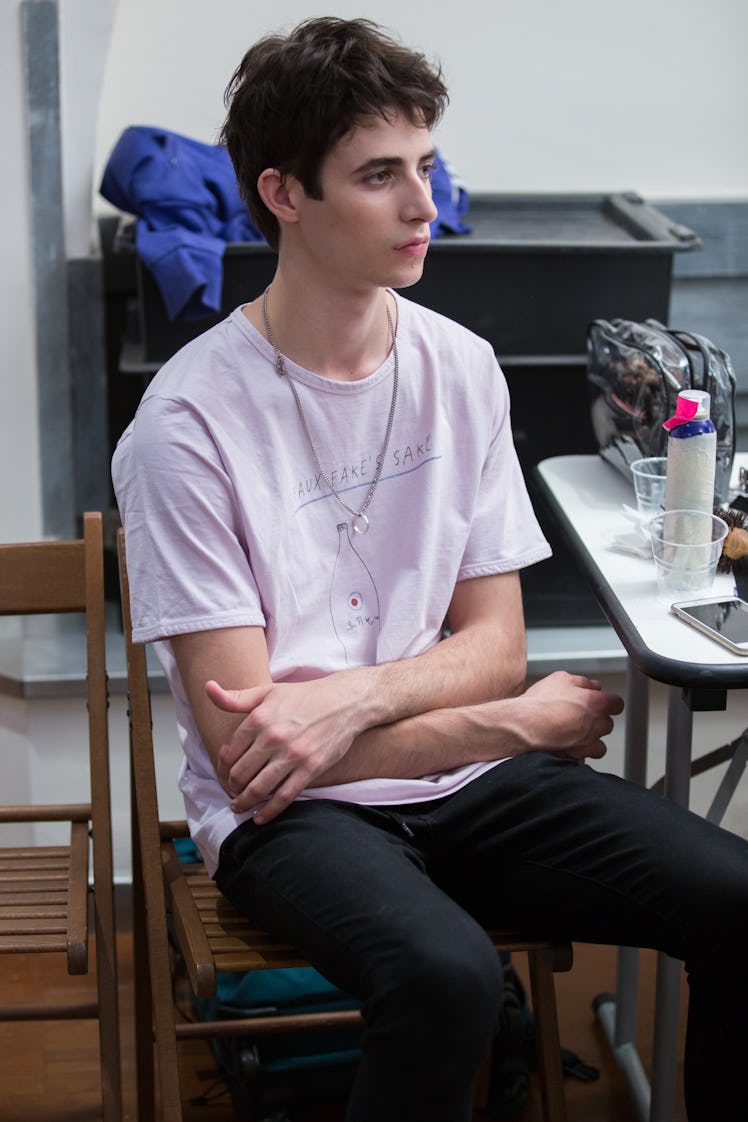 Salvatore Ferragamo Menswear Backstage Spring 2017