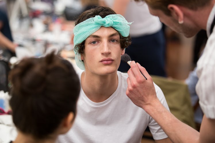 Salvatore Ferragamo Menswear Backstage Spring 2017