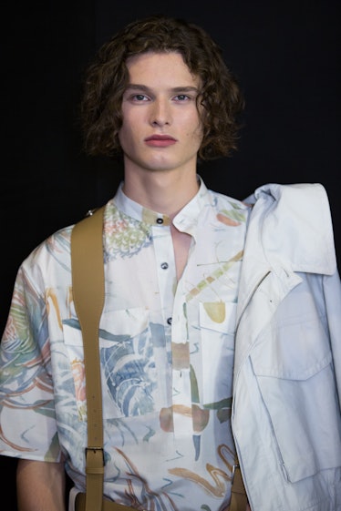 Salvatore Ferragamo Menswear Backstage Spring 2017