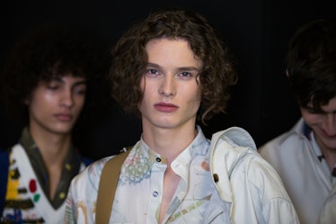 Salvatore Ferragamo Menswear Backstage Spring 2017