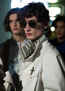 Salvatore Ferragamo Menswear Backstage Spring 2017