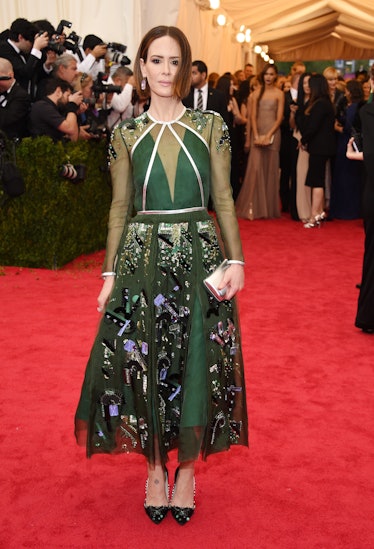 Sarah Paulson attends the "Charles James: Beyond Fashion" Costume Institute Gala at the Metropolitan...