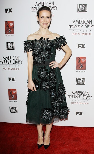 Sarah Paulson attends the "American Horror Story: Asylum" Los Angeles premiere held at Paramount Stu...