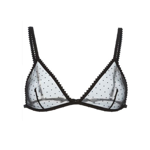 Maison Close Silk Triangle Cup Bra - Farfetch