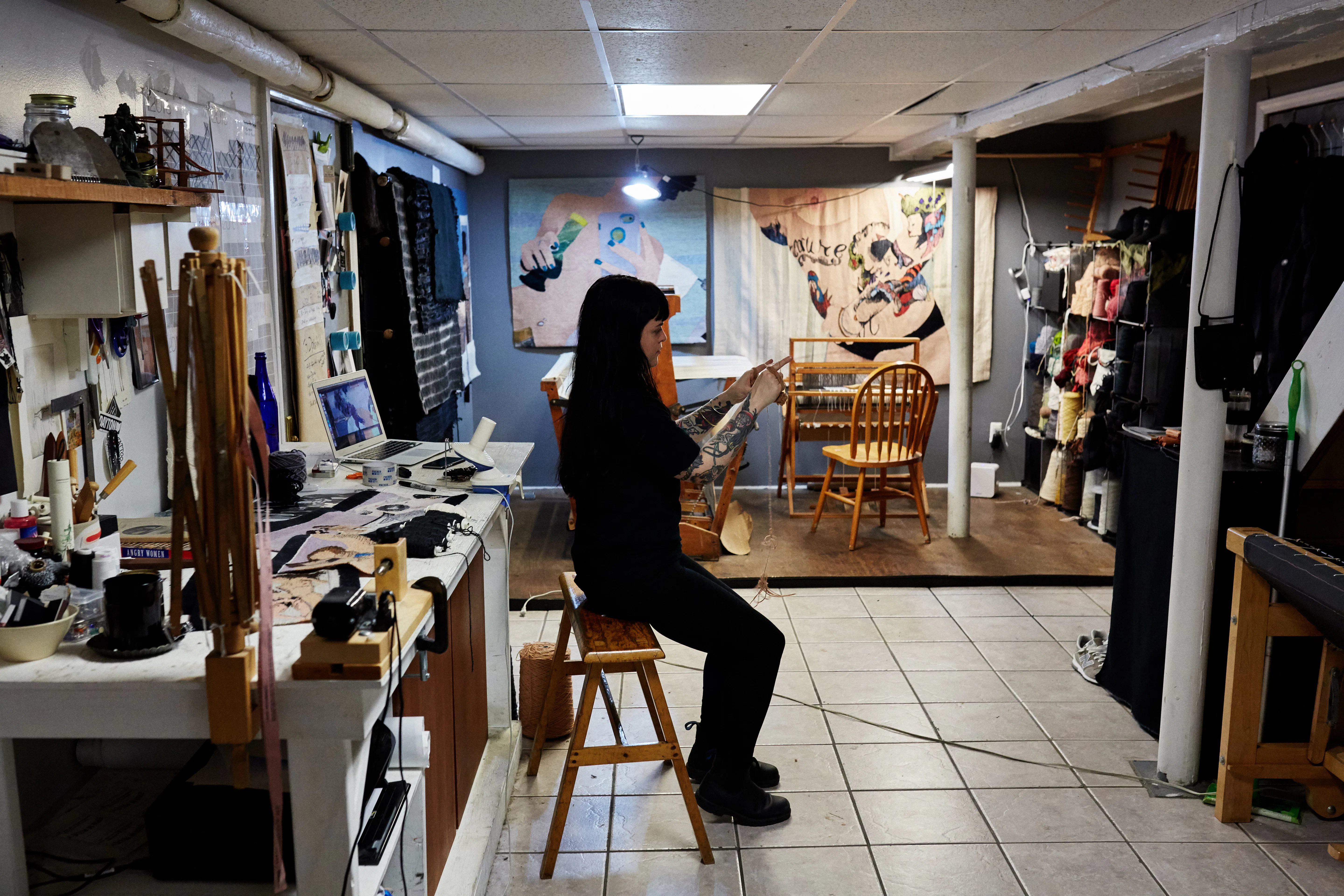 Meet Erin M. Riley, the Artist Turning Sexts into Epic Tapestries