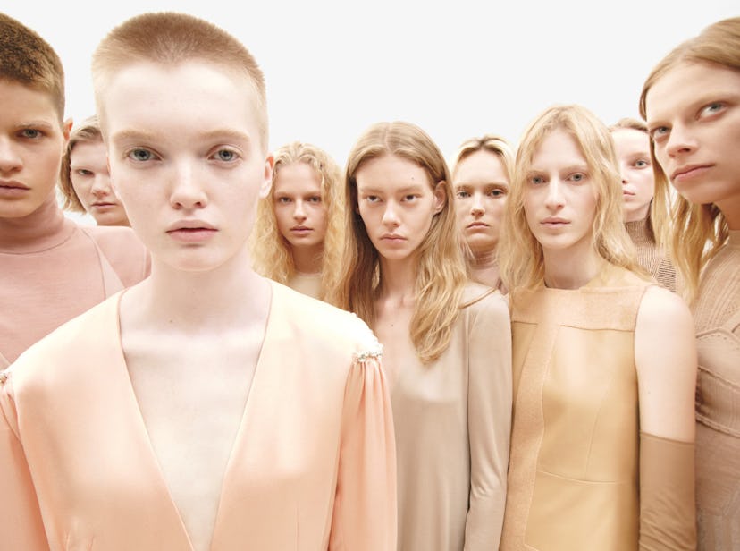 Top models posing for “Cult Classics”