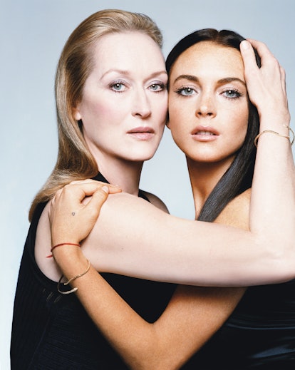 Meryl Streep and Lindsey Lohan