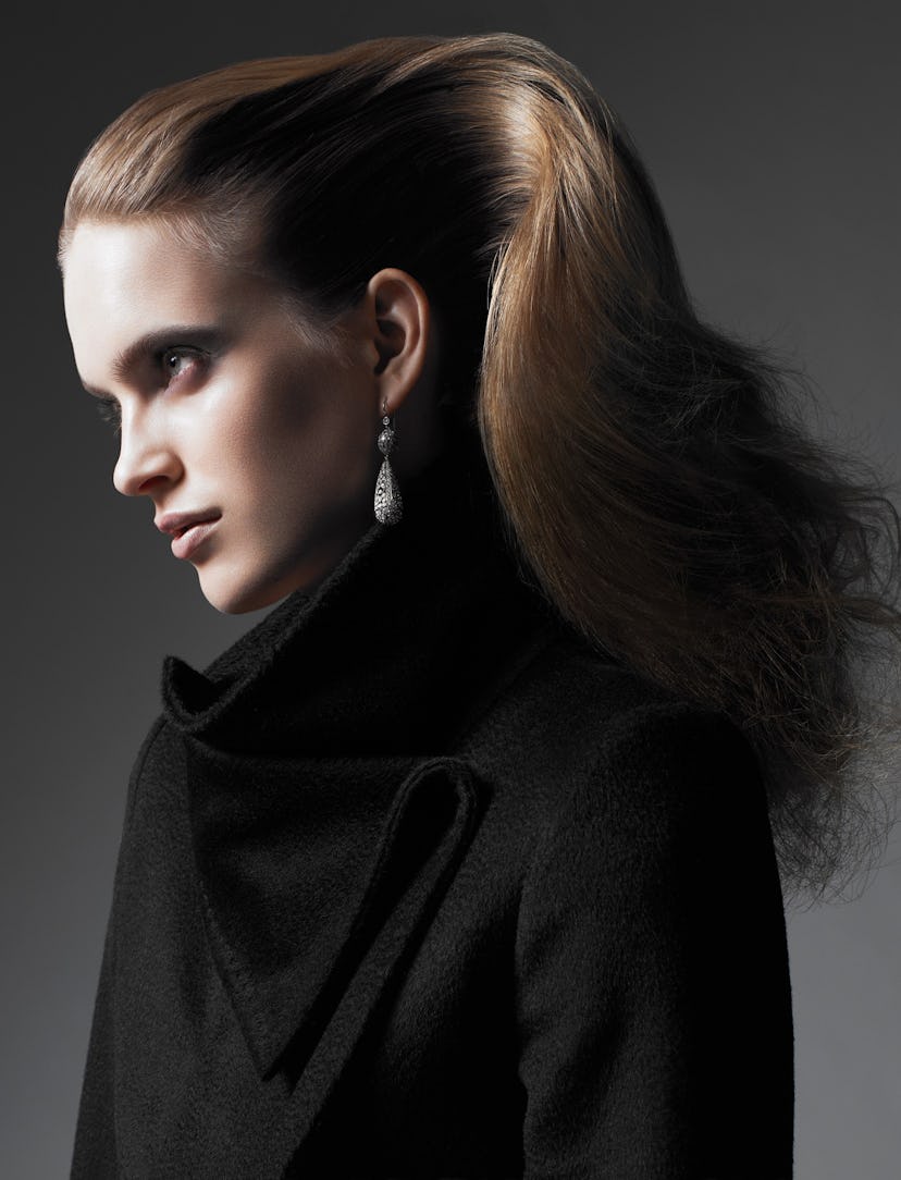 Max Mara alpaca and wool coat.